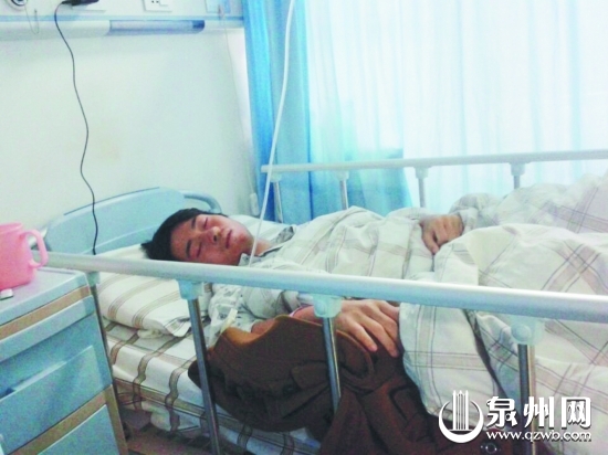 黃超藝大出血后在床上昏迷