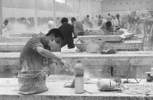 泉州第二屆石材行業(yè)技能競賽比賽現(xiàn)場