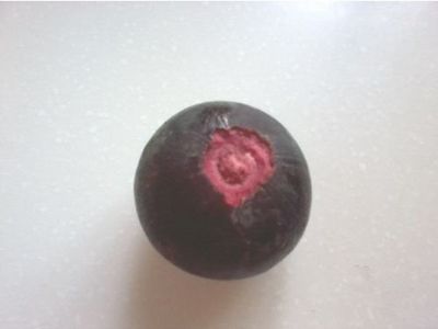 首先摘去山竹上的葉子